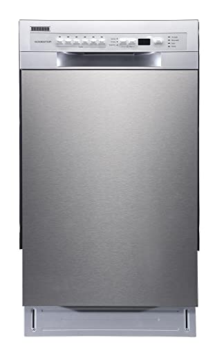 EdgeStar BIDW1802SS 18 Inch Wide 8 Place Setting Energy Star Rated Built-In Dishwasher EdgeStar BIDW1802SS 18 Inch Wide 8 Place Setting Energy Star Rated Built-In Dishwasher