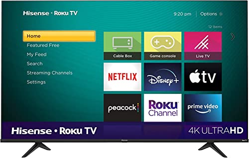 Hisense 50-Inch Class R6 Series Dolby Vision HDR 4K UHD Roku Smart TV with Alexa Compatibility (50R6G, 2021 Model) Hisense 50-Inch Class R6 Series Dolby Vision HDR 4K UHD Roku Smart TV with Alexa Compatibility (50R6G, 2021 Model)