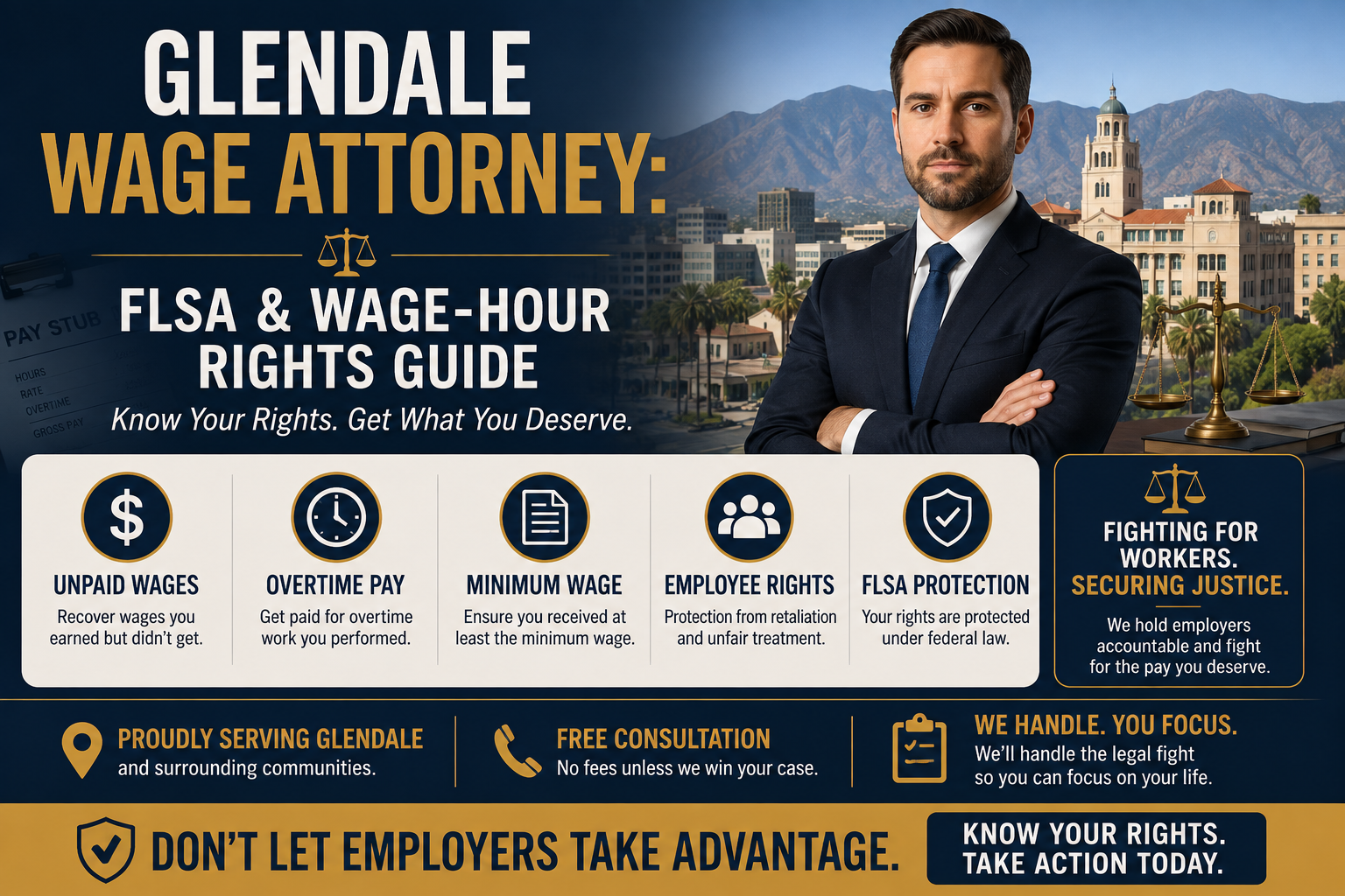Glendale Wage Attorney: FLSA & Wage-Hour Rights Guide