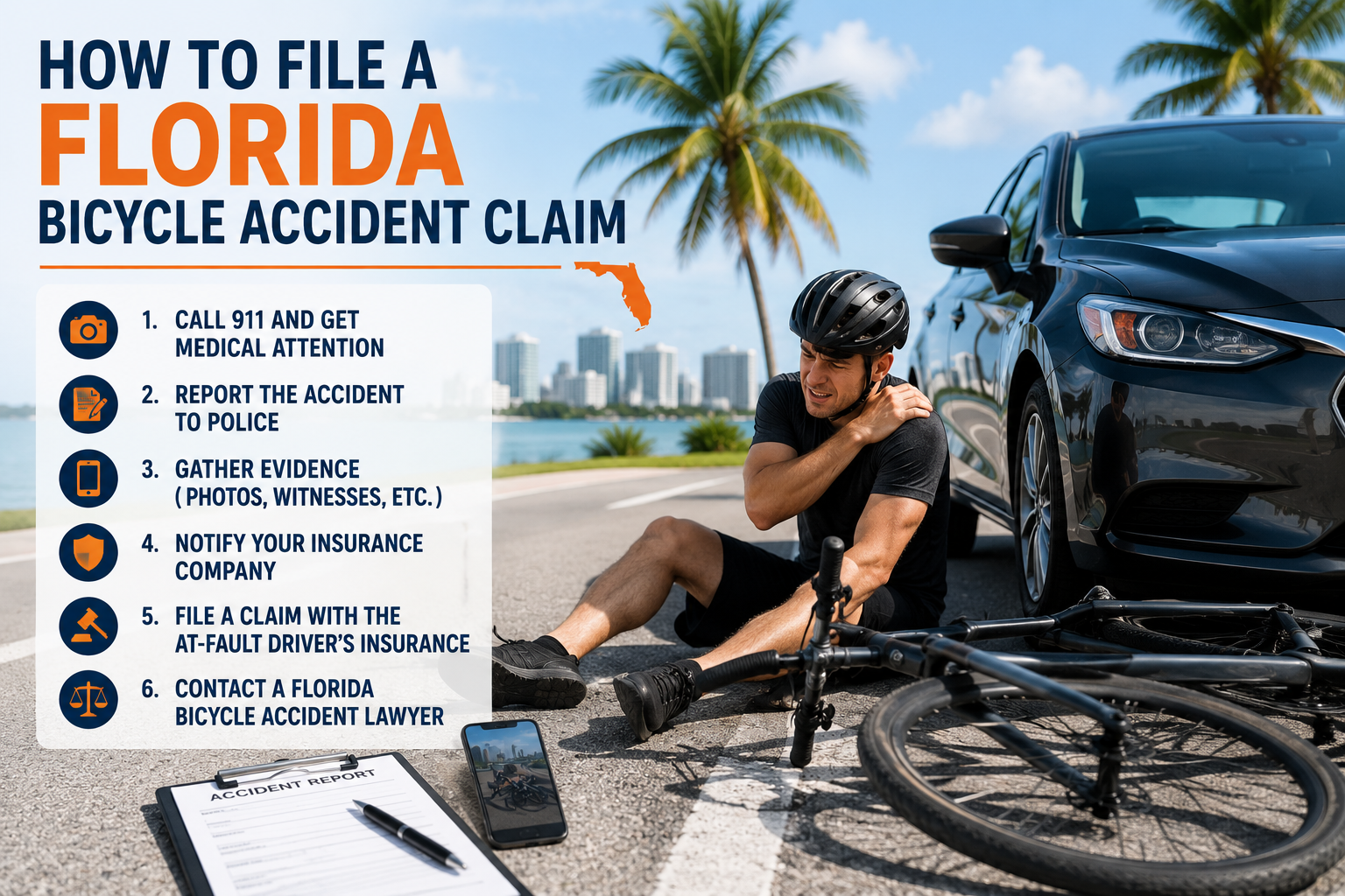 How to File a Florida Bicycle Accident Claim